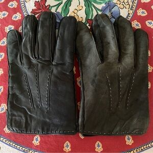 Y2K I Dockers I Genuine Leather Micro Terry Lined Gloves I Driving Gloves
